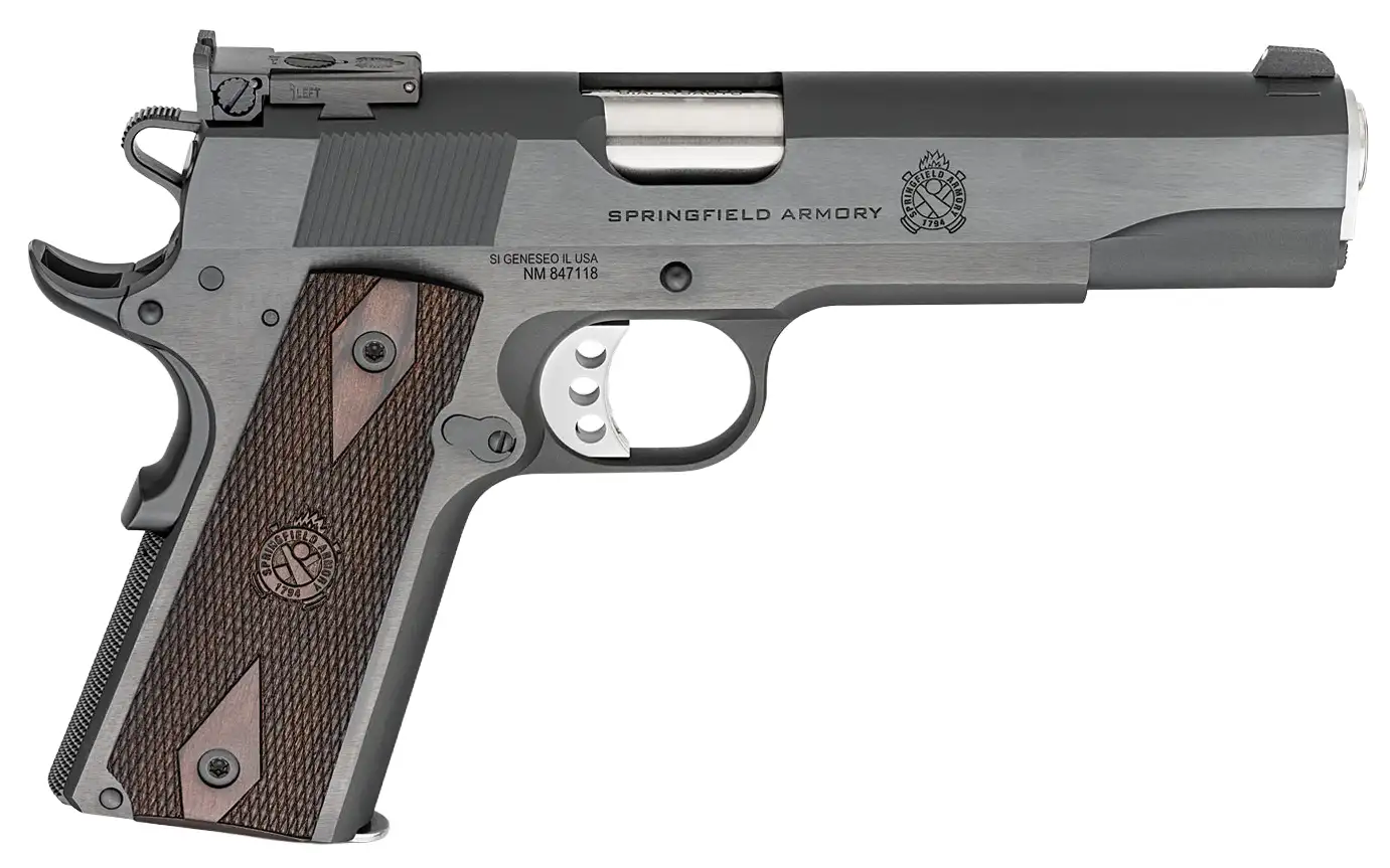 SPRINGFIELD ARMORY GARRISON TARGET 1911 9MM 5" BLUED ADJ SIGHTS 1-9RD